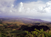 Wilcommen, No. 0093 Tinian Beyond Lake Susupe from Tapochau